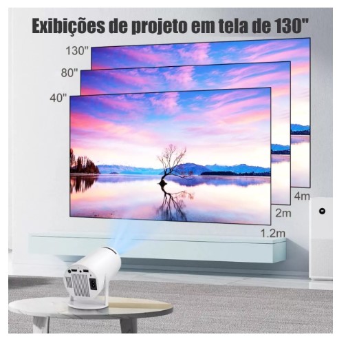 Miniatura 5 de Proyector 4k Hd 1080p Android 11 Smart T